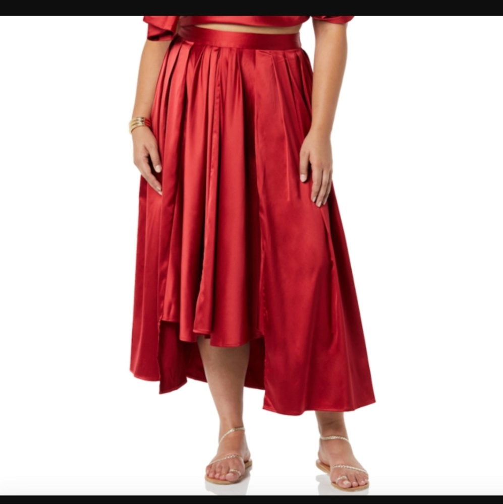 Making the‎ Cut Season 3 Ep 5 Winning Look Jeanette's Maxi Hi Low Skirt NWT XS